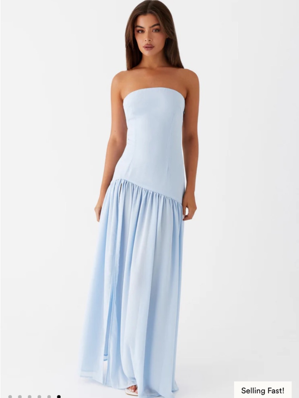 NWT PepperMayo Eden Strapless Maxi Dress